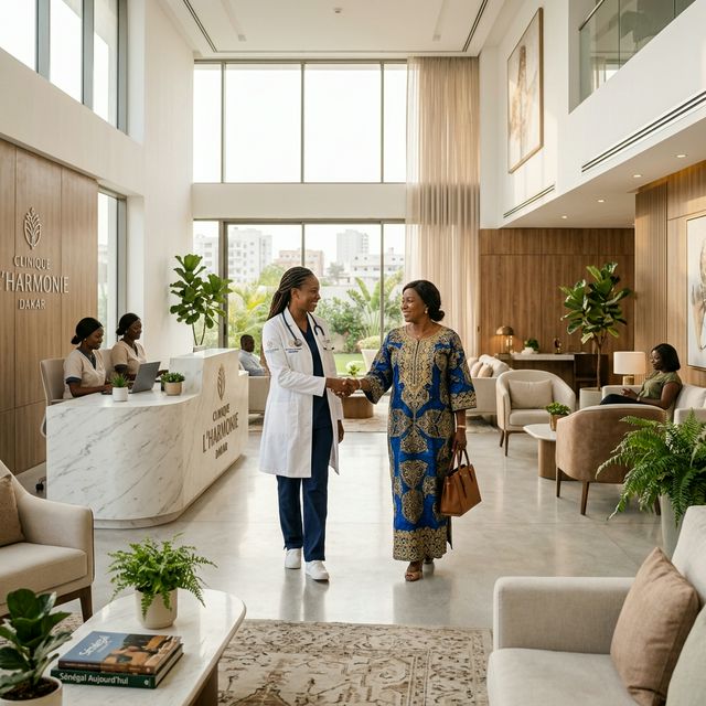 Clinique médicale premium à Dakar